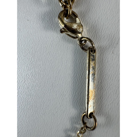 Kendra Scott Necklace Gold Tone Green Oval Pendant Adjustable 16" Womens Jewelry - Picture 6 of 9